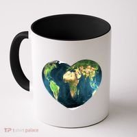 Heart Of The World Love Earth Coffee Mug thumb 0