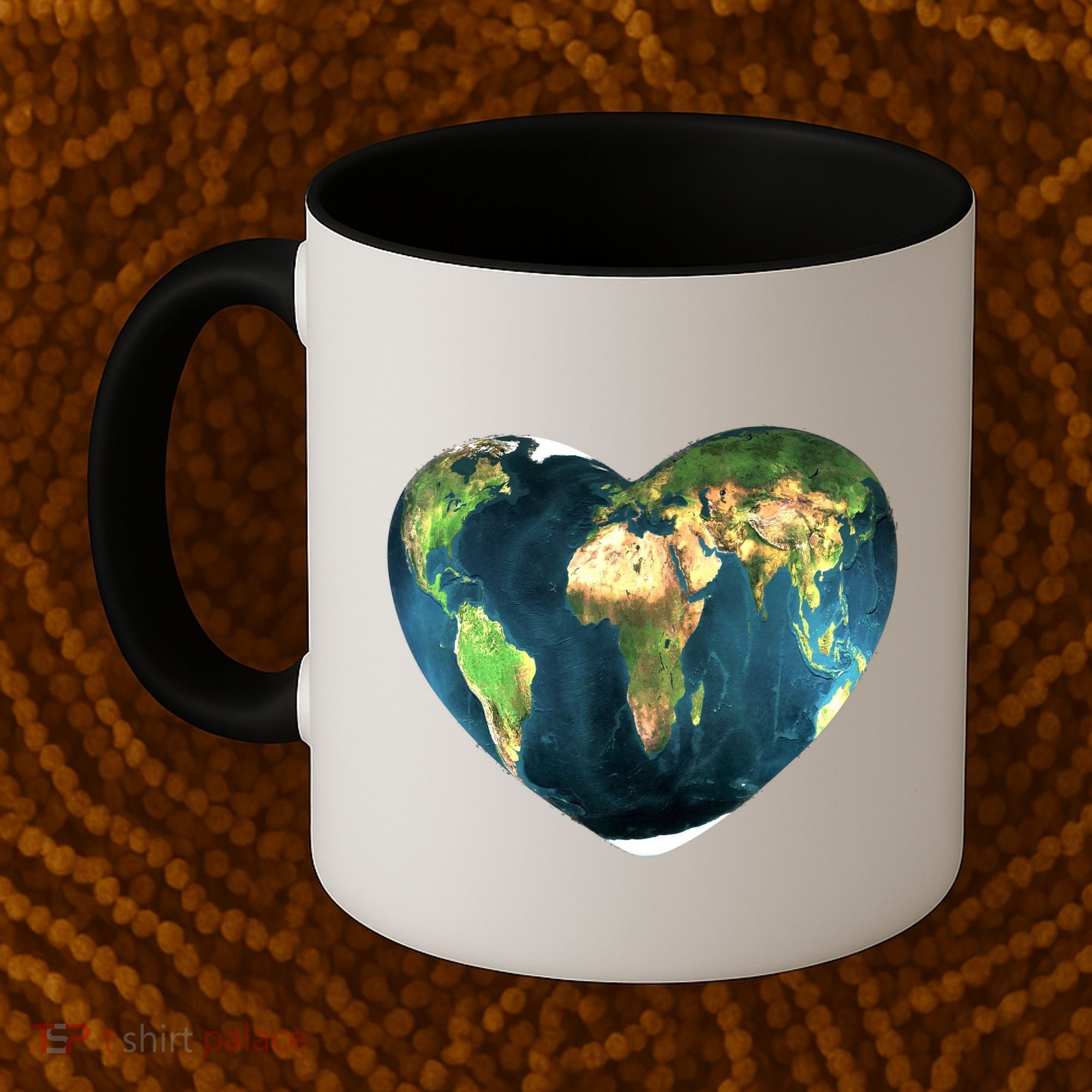 Heart Of The World Love Earth Coffee Mug