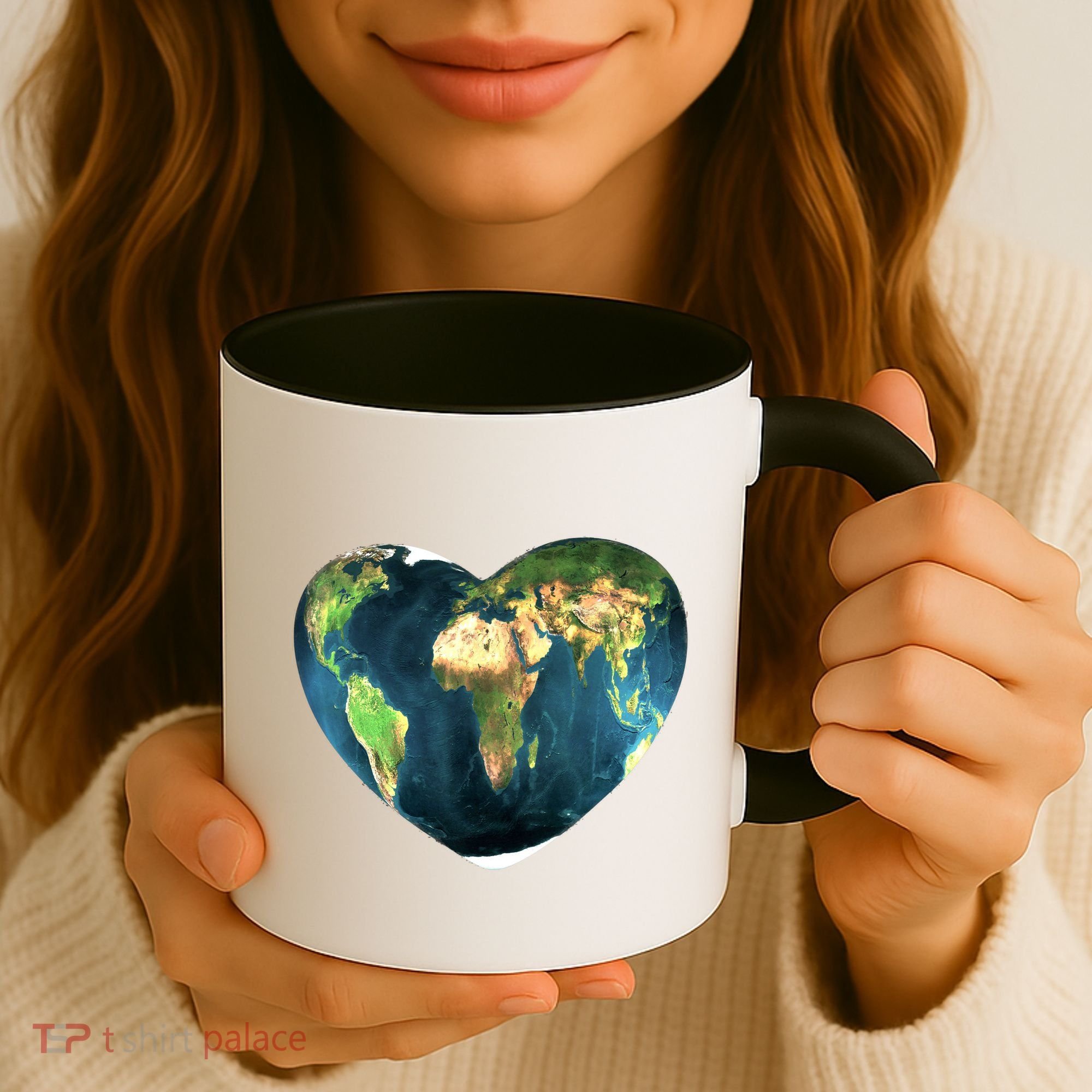 Heart Of The World Love Earth Coffee Mug