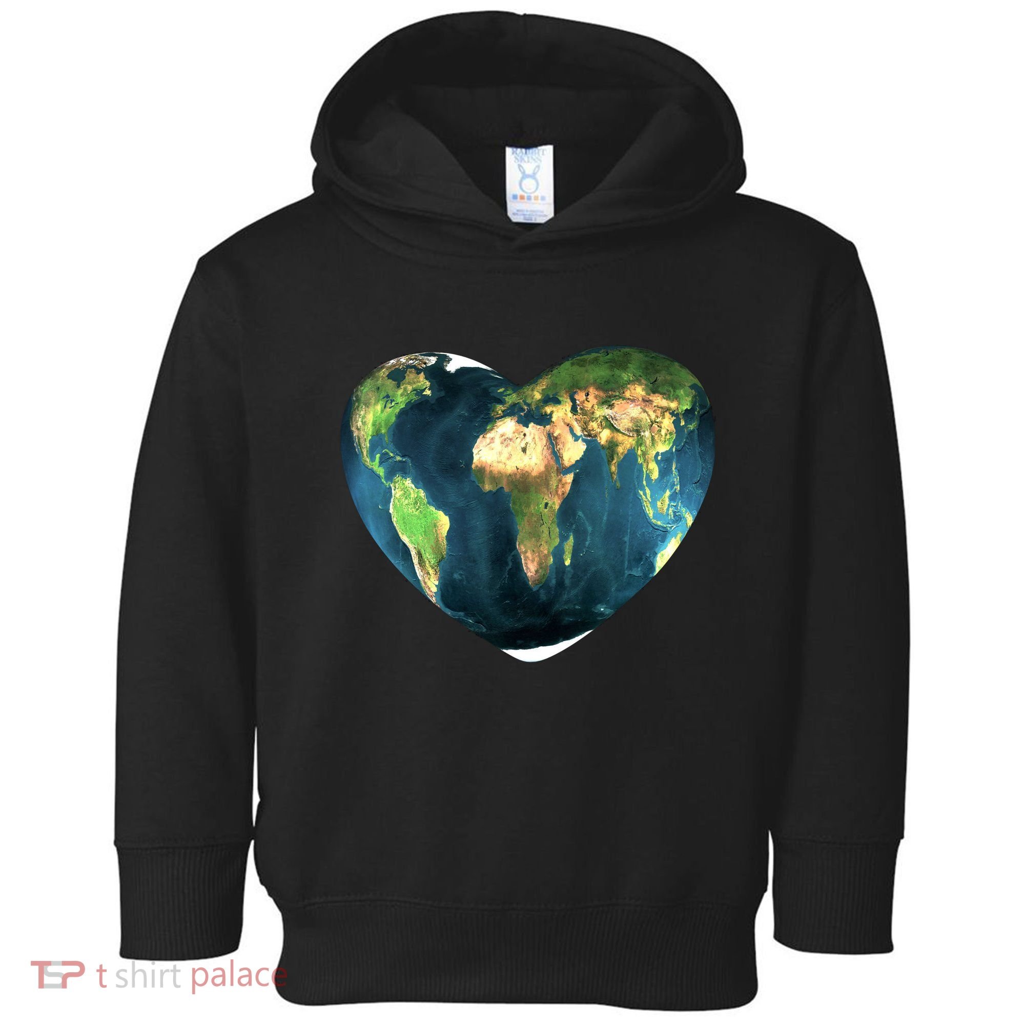 Heart Of The World Love Earth Toddler Hoodie