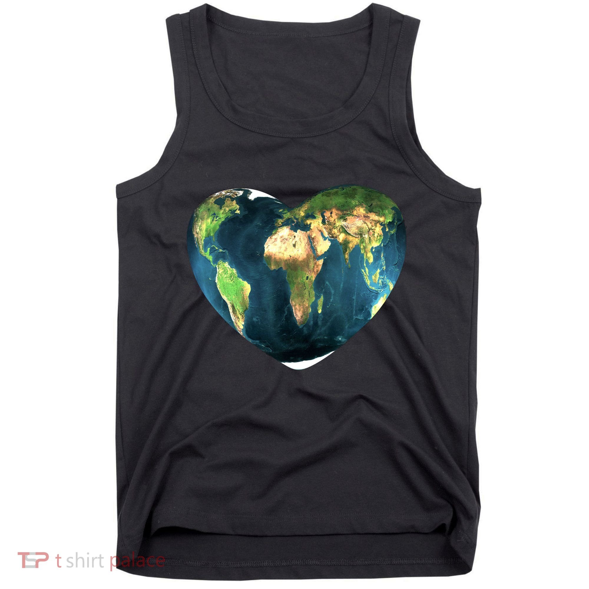 Heart Of The World Love Earth Tank Top