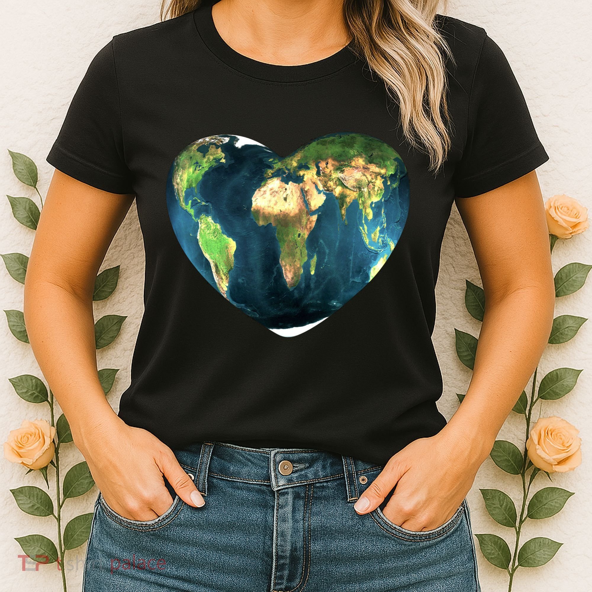 Heart Of The World Love Earth Women's T-Shirt
