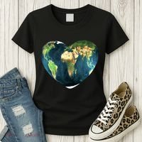 Heart Of The World Love Earth Women's T-Shirt thumb 3