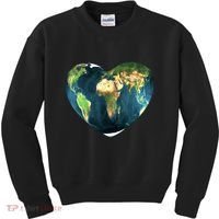Heart Of The World Love Earth Kids Sweatshirt thumb 0