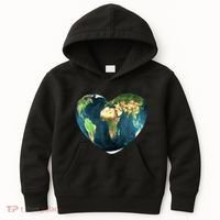 Heart Of The World Love Earth Kids Hoodie thumb 0