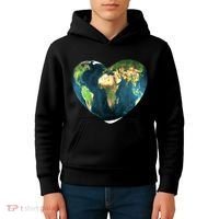 Heart Of The World Love Earth Kids Hoodie thumb 4