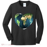 Heart Of The World Love Earth Kids Long Sleeve Shirt thumb 0