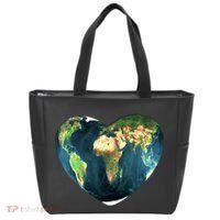 Heart Of The World Love Earth Tote Bag thumb 0