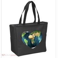 Heart Of The World Love Earth Tote Bag thumb 2