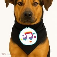 Heart Song Bear Halloween Costume USA-Made Doggie Bandana thumb 1