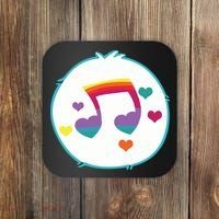 Heart Song Bear Halloween Costume Coaster thumb 0