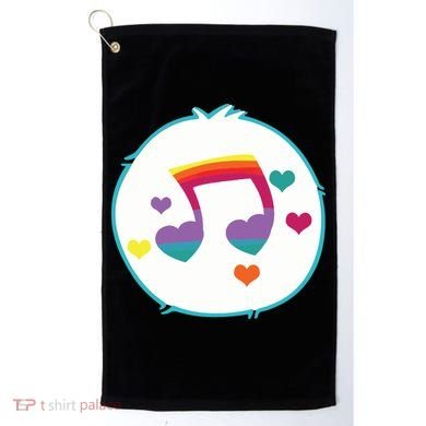Heart Song Bear Halloween Costume Golf Towel