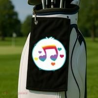 Heart Song Bear Halloween Costume Golf Towel thumb 2