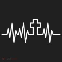 Heartbeat Cross Golf Towel thumb 3