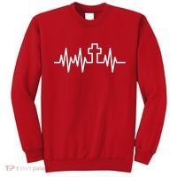 Heartbeat Cross Sweatshirt thumb 0