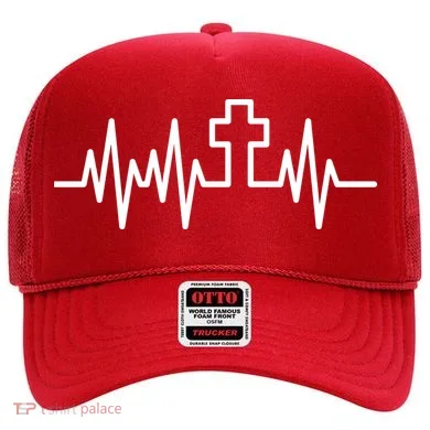 Heartbeat Cross Hat