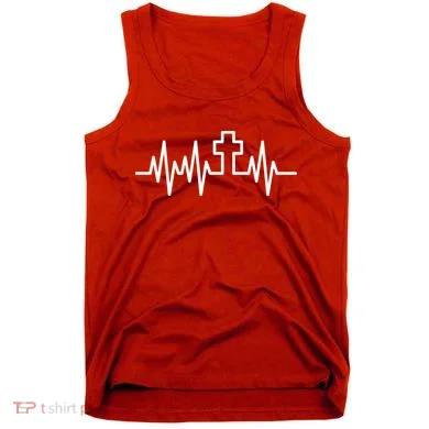 Heartbeat Cross Tank Top