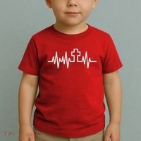 Heartbeat Cross Toddler T-Shirt thumb 2