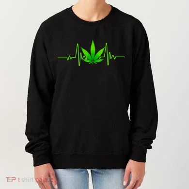 Heartbeat Weed Pulse Women's Sweatshirt