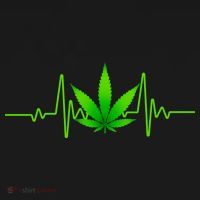Heartbeat Weed Pulse Doggie Tank thumb 4