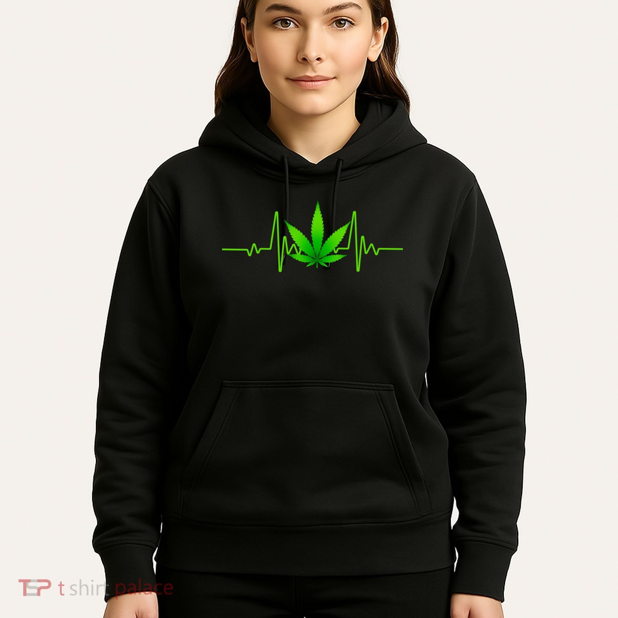 Heartbeat Weed Pulse Hoodie