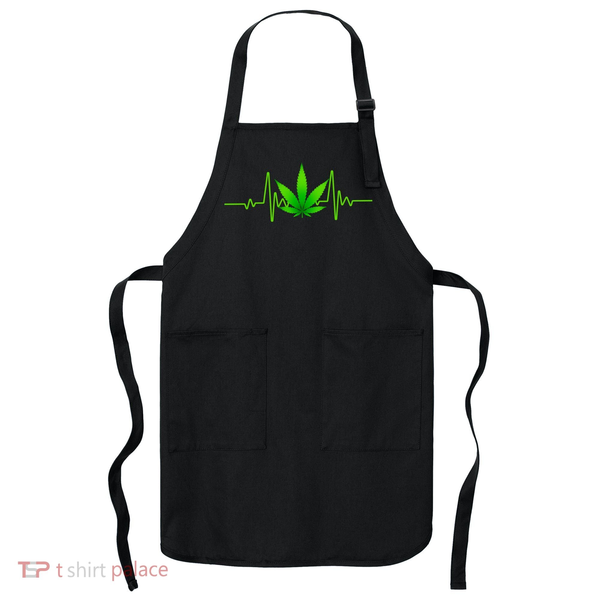 Heartbeat Weed Pulse Apron