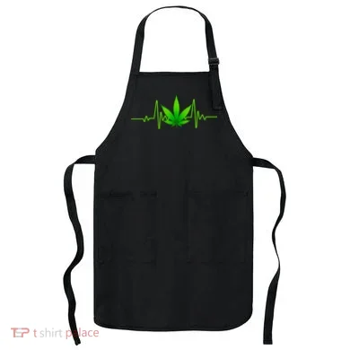 Heartbeat Weed Pulse Apron