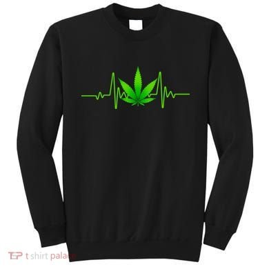 Heartbeat Weed Pulse Sweatshirt