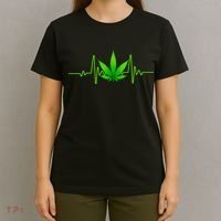 Heartbeat Weed Pulse T-Shirt thumb 4