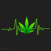Heartbeat Weed Pulse Beanie thumb 2