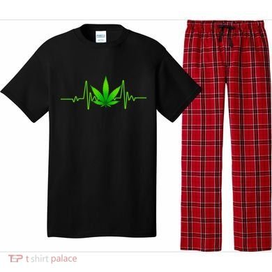 Heartbeat Weed Pulse Pajama Set
