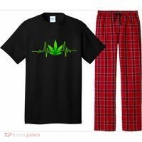 Heartbeat Weed Pulse Pajama Set thumb 0