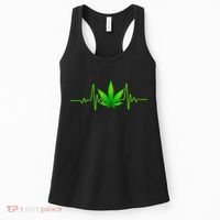 Heartbeat Weed Pulse Women's Tank Top thumb 0