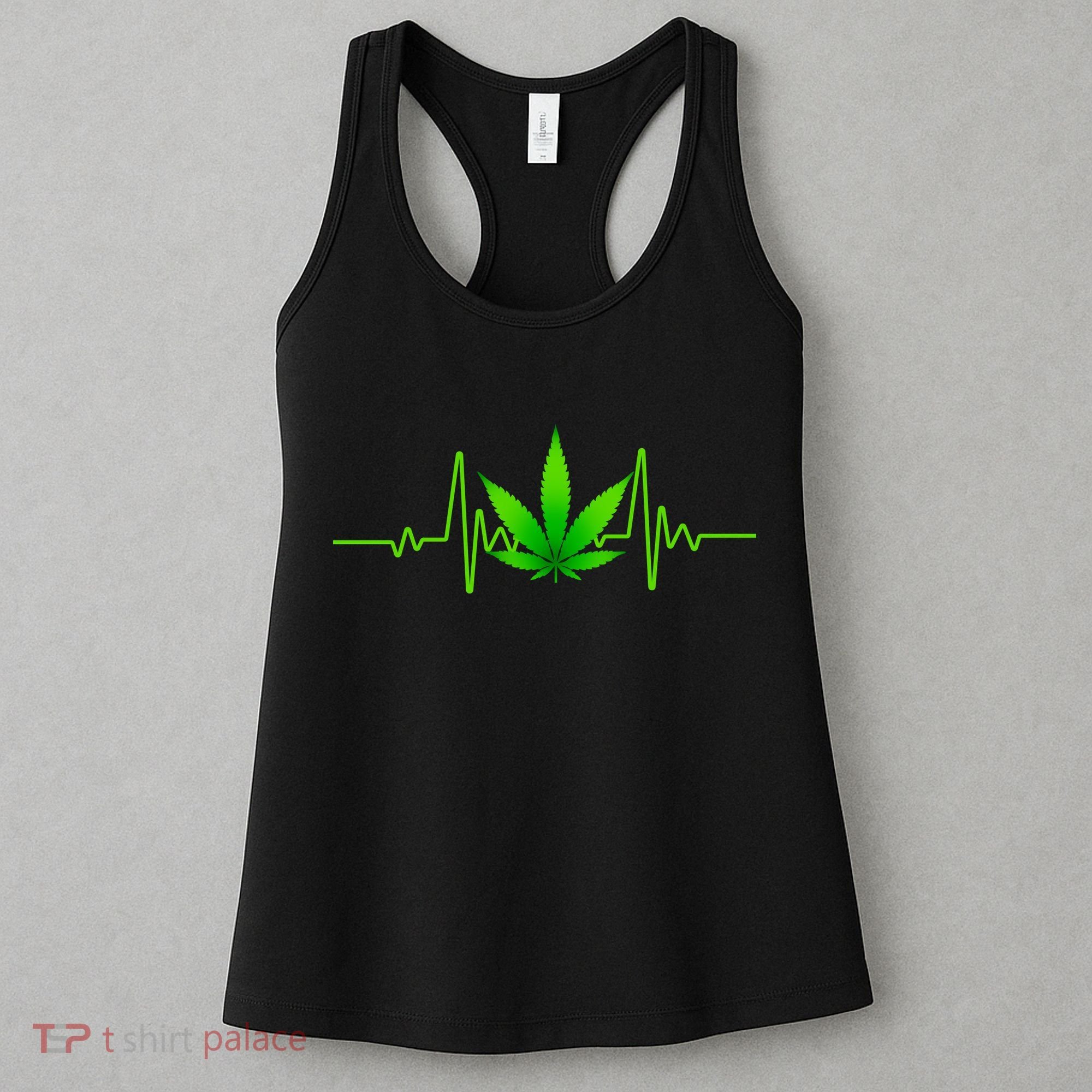 Heartbeat Weed Pulse Women's Tank Top