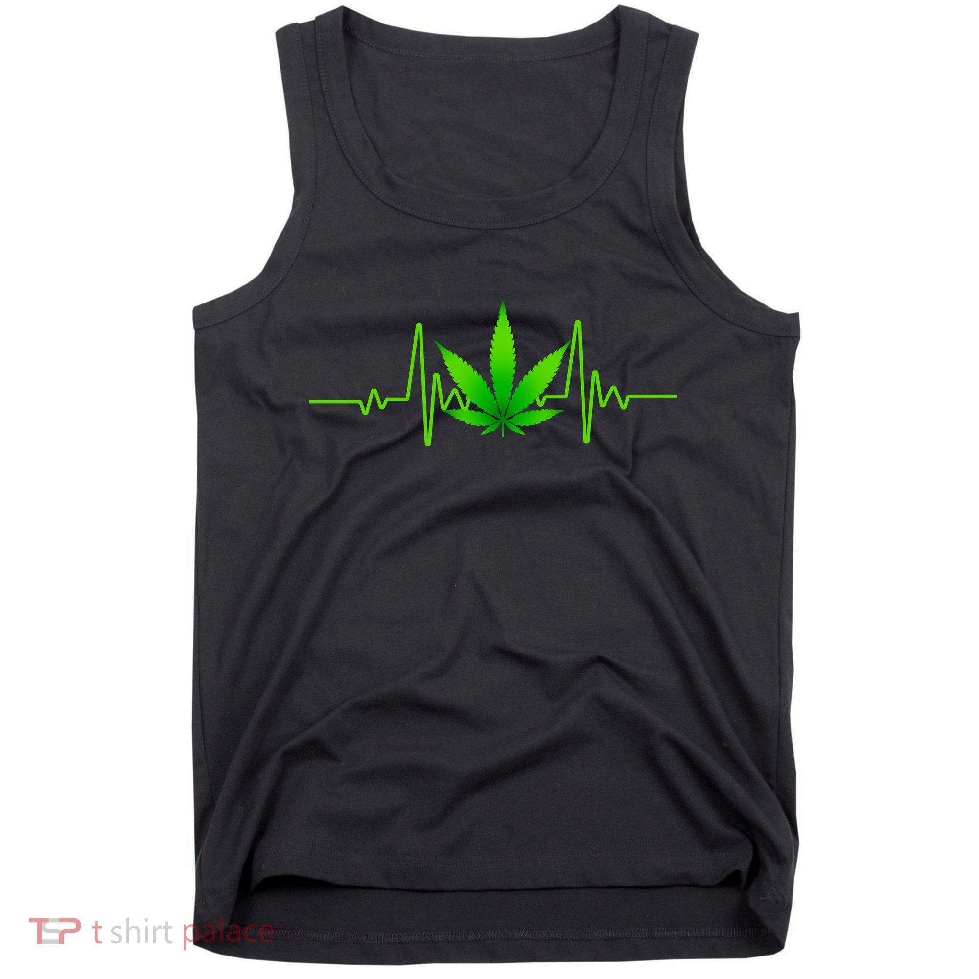 Heartbeat Weed Pulse Tank Top