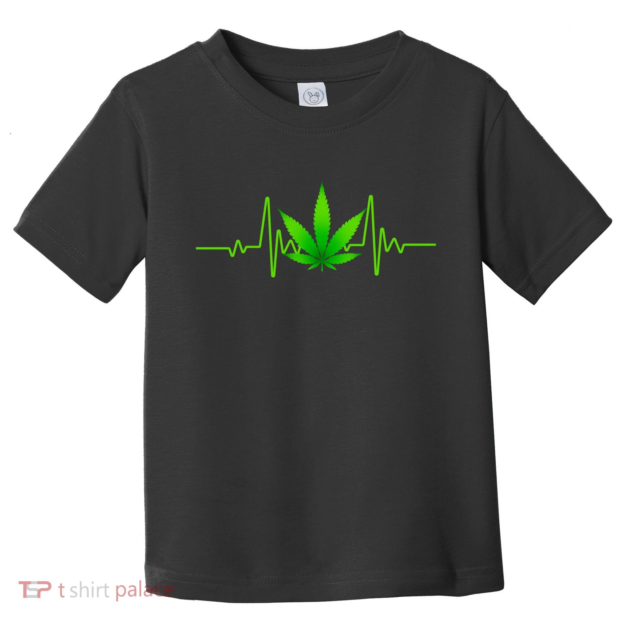 Heartbeat Weed Pulse Toddler T-Shirt
