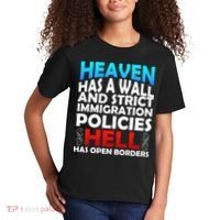 Heaven Has A Wall Hell Has Open Borders Kids T-Shirt thumb 2