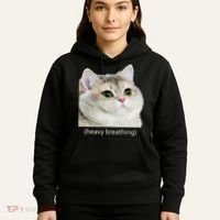 Heavy Breathing Cat Hoodie thumb 5