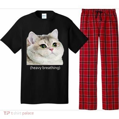 Heavy Breathing Cat Pajama Set