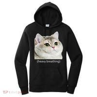 Heavy Breathing Cat Women's Hoodie thumb 0