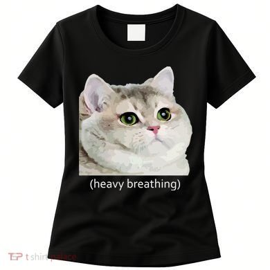 Heavy Breathing Cat Women's T-Shirt