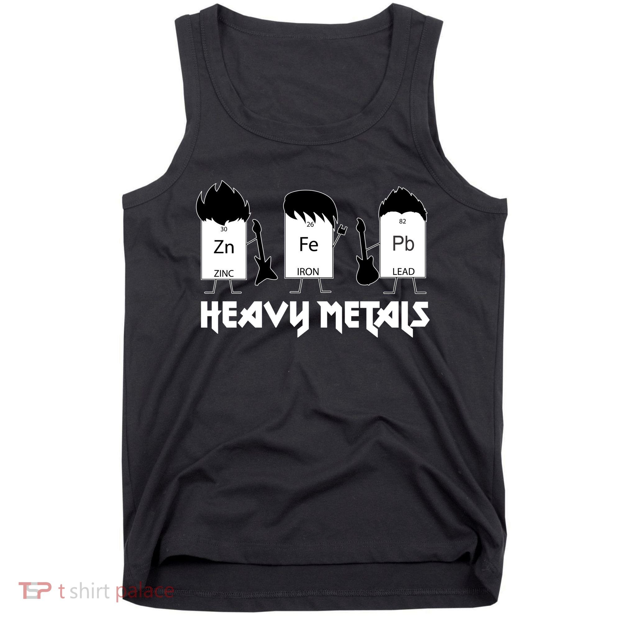 Heavy Metals Periodic Table Of Elements Tank Top