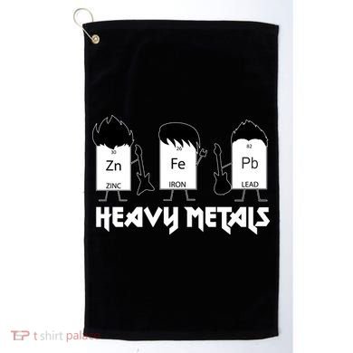 Heavy Metals Periodic Table Of Elements Golf Towel