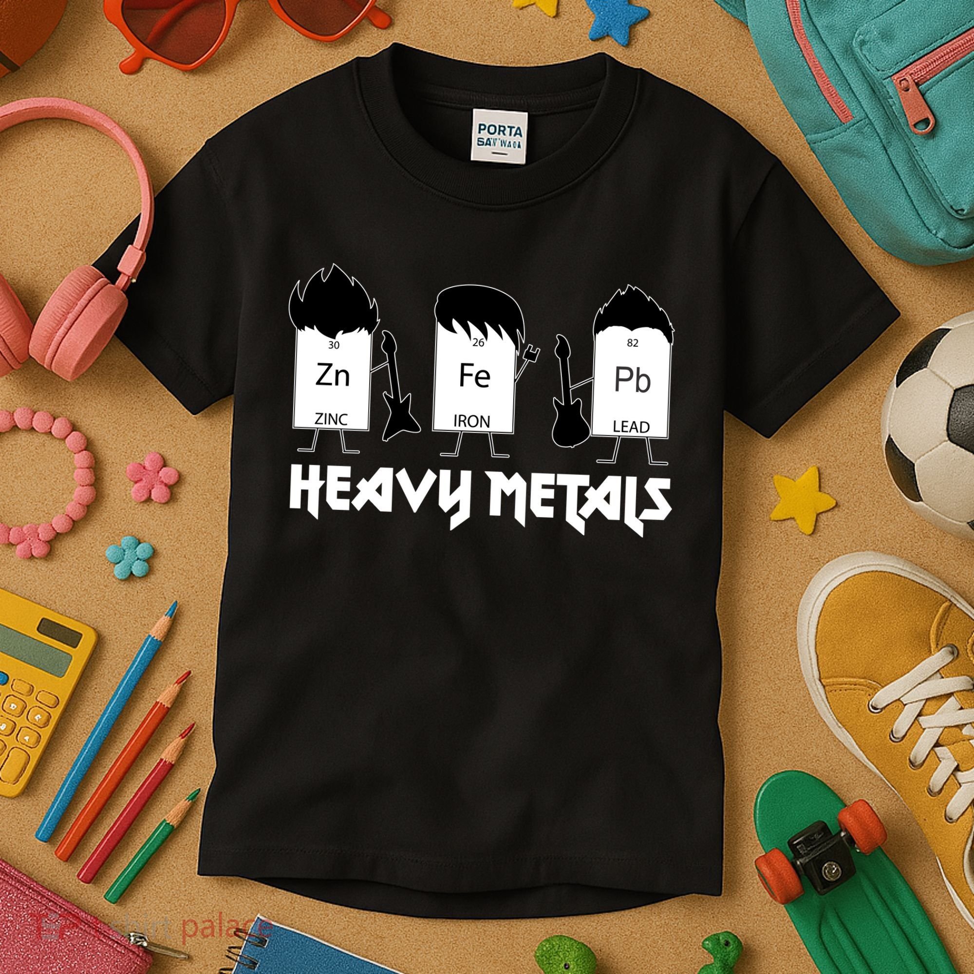 Heavy Metals Periodic Table Of Elements Kids T-Shirt