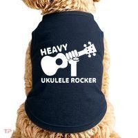 Heavy Ukulele Rocker Musical Instrument Acoustic Guitar Doggie Tank thumb 0