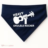 Heavy Ukulele Rocker Musical Instrument Acoustic Guitar USA-Made Doggie Bandana thumb 0