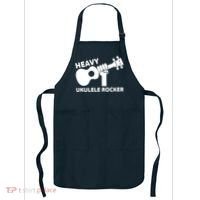 Heavy Ukulele Rocker Musical Instrument Acoustic Guitar Apron thumb 0