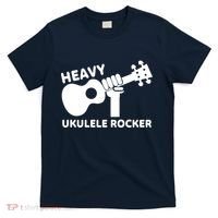 Heavy Ukulele Rocker Musical Instrument Acoustic Guitar T-Shirt thumb 0
