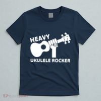 Heavy Ukulele Rocker Musical Instrument Acoustic Guitar T-Shirt thumb 5