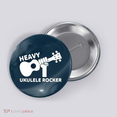 Heavy Ukulele Rocker Musical Instrument Acoustic Guitar Button